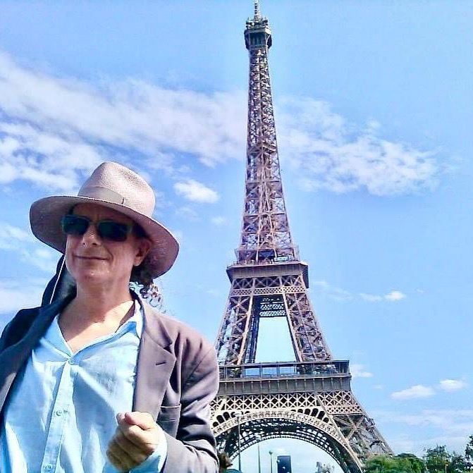 Eiffel Tower Women's T-Shirt Dean Russo Paris France Travel Europe EU Shirt 